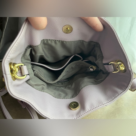 EUC Pretty Purple Nicole by Nicole Miller handbag/crossbody/shoulder bag - Picture 10 of 10